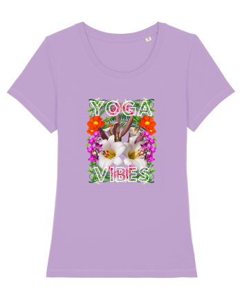 Yoga Vibratii Design Cu Flori Lavender Dawn