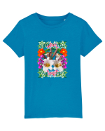 Yoga Vibratii Design Cu Flori Tricou mânecă scurtă  Copii Mini Creator