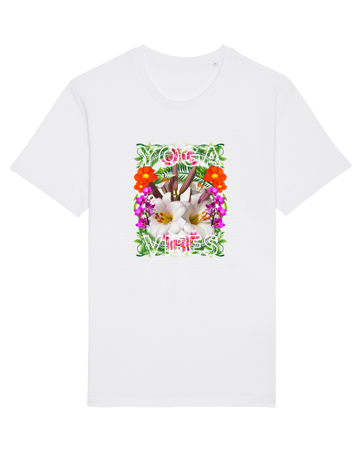 Tricou mânecă scurtă Unisex Rocker White