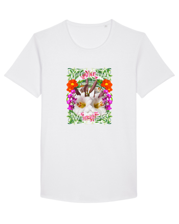 Yoga Vibratii Design Cu Flori White