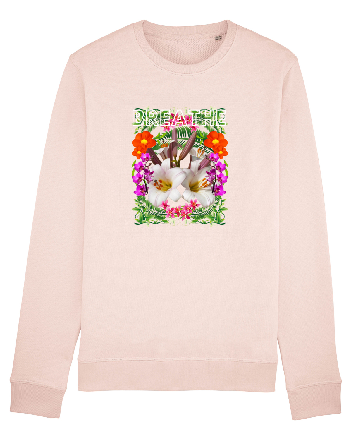 Bluză mânecă lungă Unisex Rise Candy Pink