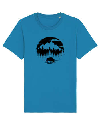Zimbru Rătăcind Prin Padure Tricou mânecă scurtă Unisex Rocker