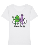 Homies For Life Tricou mânecă scurtă guler larg fitted Damă Expresser