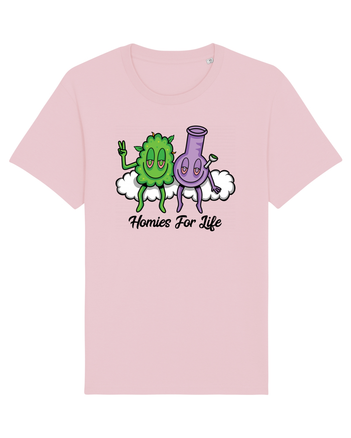 Tricou mânecă scurtă Unisex Rocker Cotton Pink