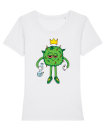 Bud King Tricou mânecă scurtă guler larg fitted Damă Expresser