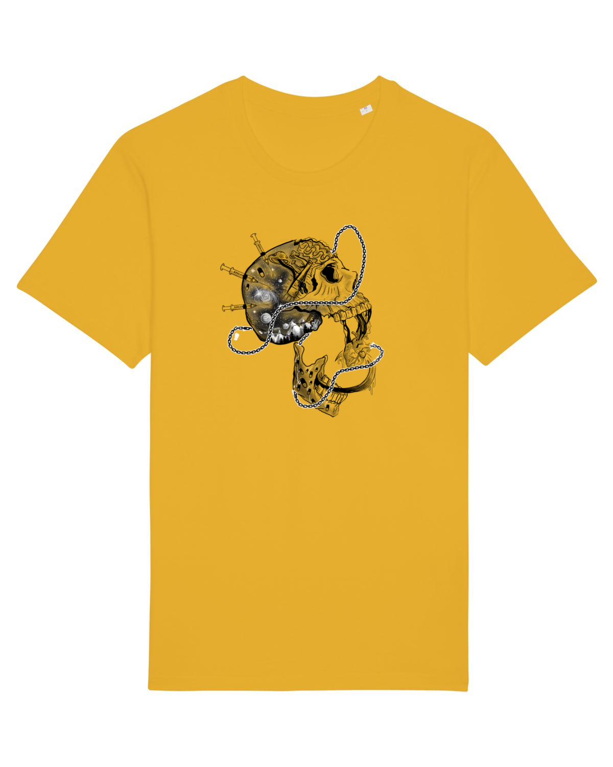 Tricou mânecă scurtă Unisex Rocker Spectra Yellow