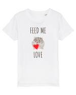 Feed Me Love Tricou mânecă scurtă  Copii Mini Creator