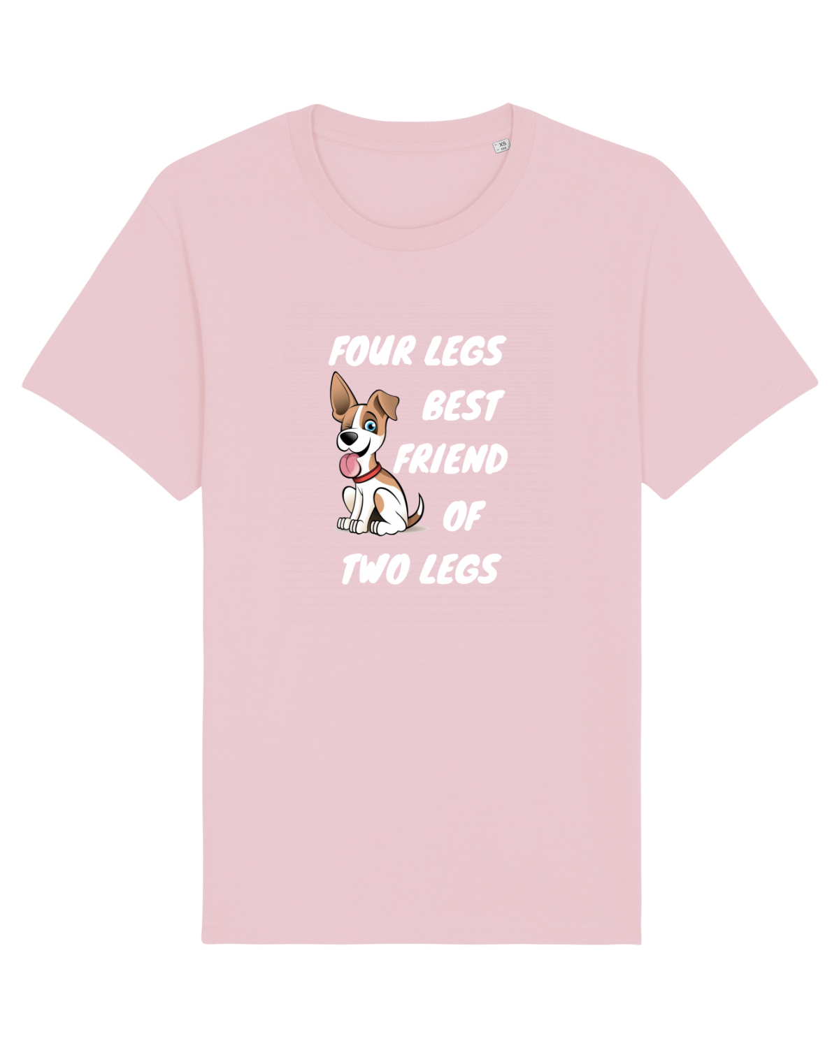Tricou mânecă scurtă Unisex Rocker Cotton Pink