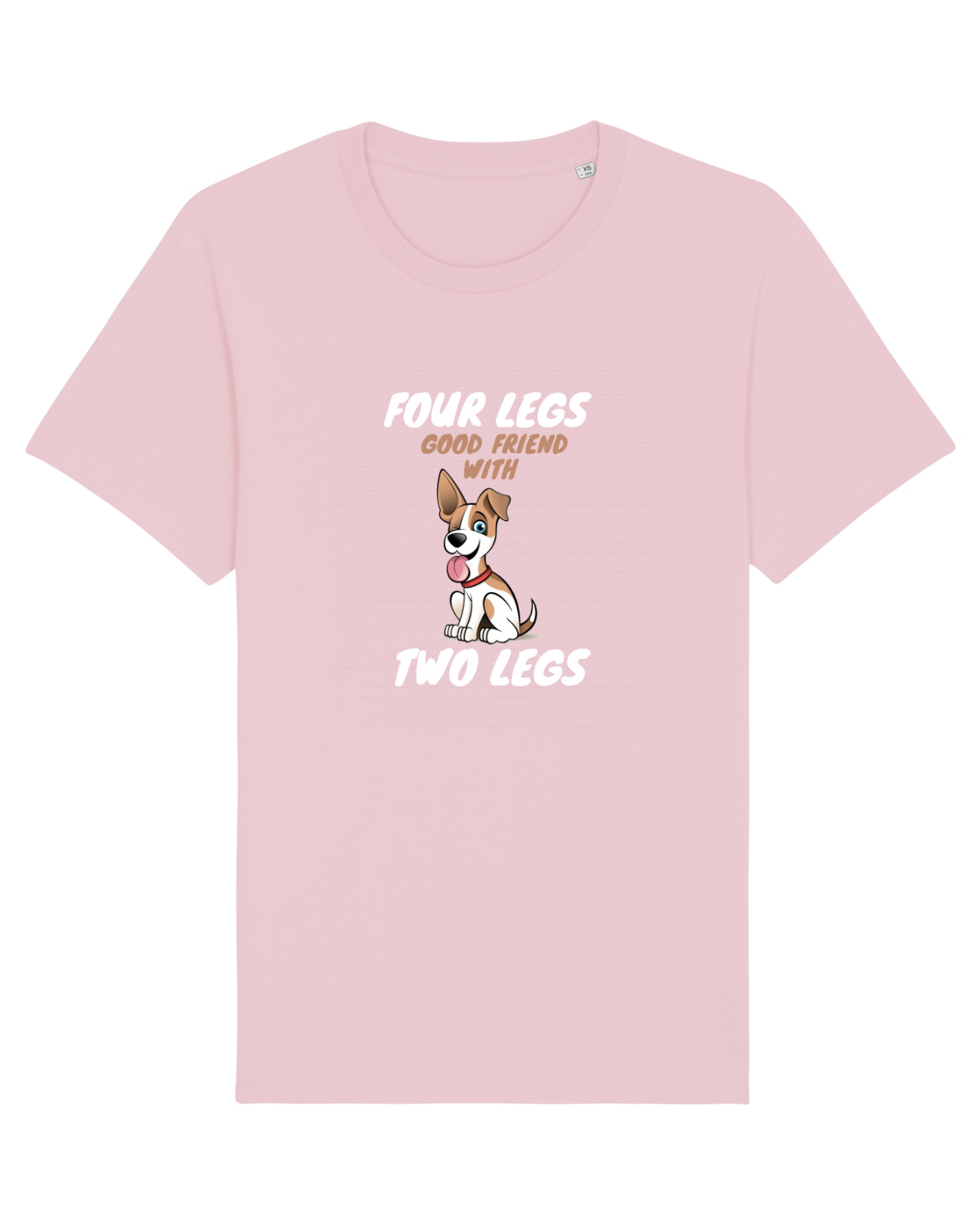 Tricou mânecă scurtă Unisex Rocker Cotton Pink