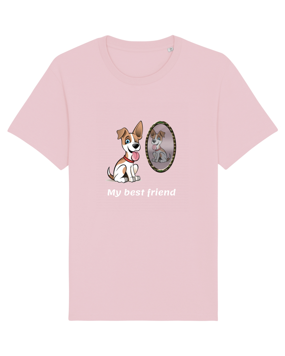 Tricou mânecă scurtă Unisex Rocker Cotton Pink