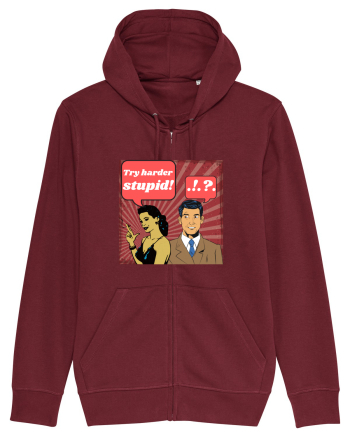 Retro Romance Comic Burgundy