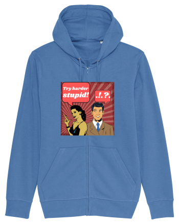 Retro Romance Comic Bright Blue