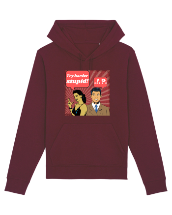 Retro Romance Comic Burgundy