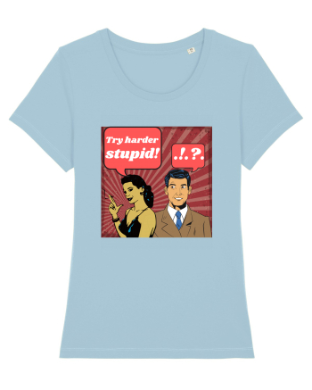 Retro Romance Comic Sky Blue