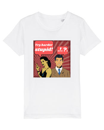 Retro Romance Comic White