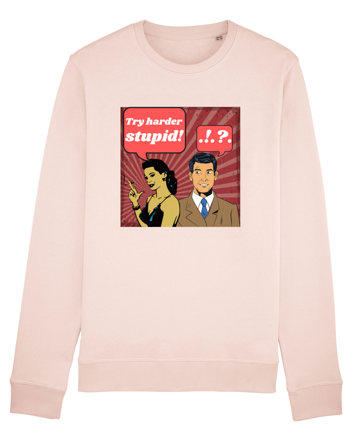 Bluză mânecă lungă Unisex Rise Candy Pink