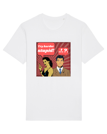 Retro Romance Comic White