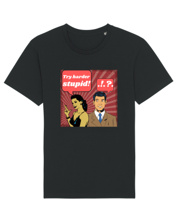 Retro Romance Comic Black
