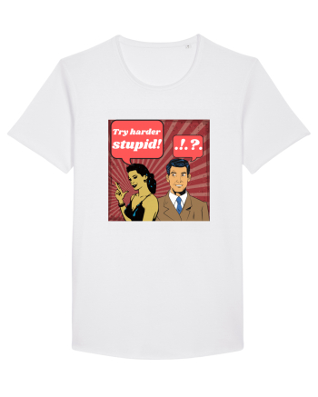 Retro Romance Comic White