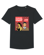 Retro Romance Comic Tricou mânecă scurtă guler larg Bărbat Skater