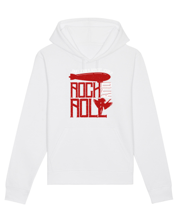 Retro Vintage Rock And Roll White
