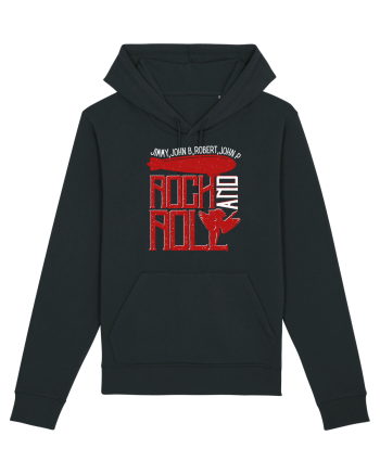Retro Vintage Rock And Roll Black