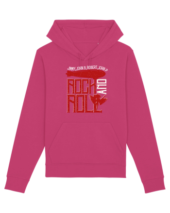 Retro Vintage Rock And Roll Raspberry
