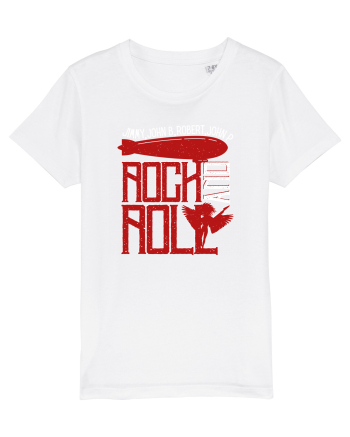 Retro Vintage Rock And Roll White