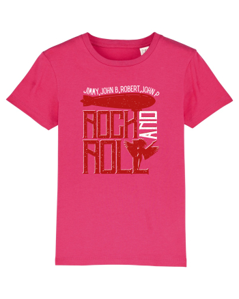 Retro Vintage Rock And Roll Raspberry
