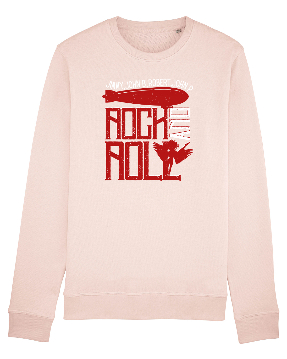 Bluză mânecă lungă Unisex Rise Candy Pink