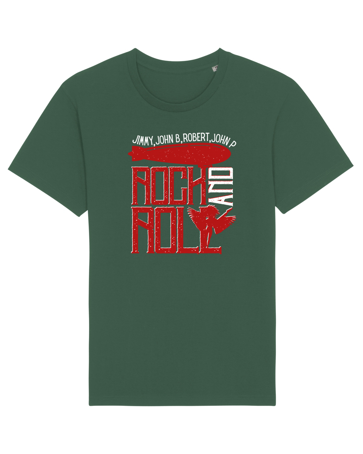 Tricou mânecă scurtă Unisex Rocker Bottle Green