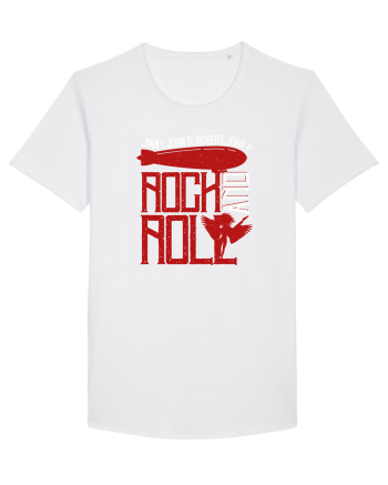 Retro Vintage Rock And Roll White