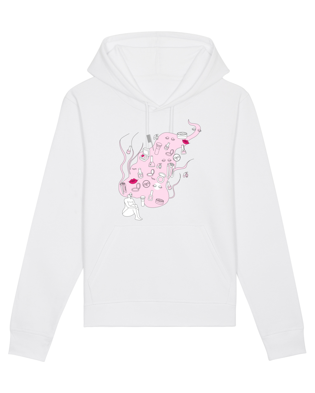 Hanorac Unisex Drummer White