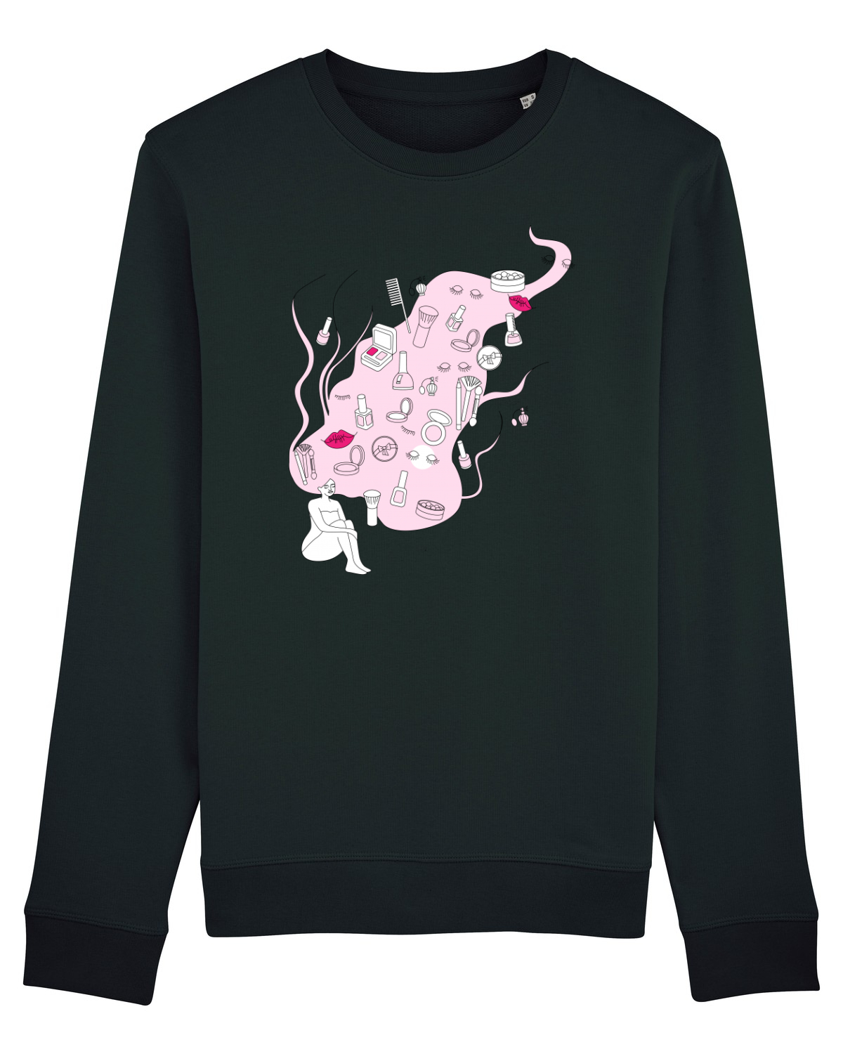Bluză mânecă lungă Unisex Rise Black