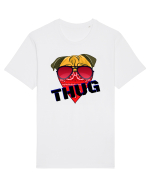 Funny Pug Pun .Thug tshirt Tricou mânecă scurtă Unisex Rocker