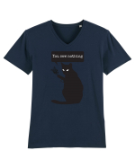You Saw Nothing Funny Killer Cat Tricou mânecă scurtă guler V Bărbat Presenter