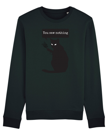 You Saw Nothing Funny Killer Cat Black
