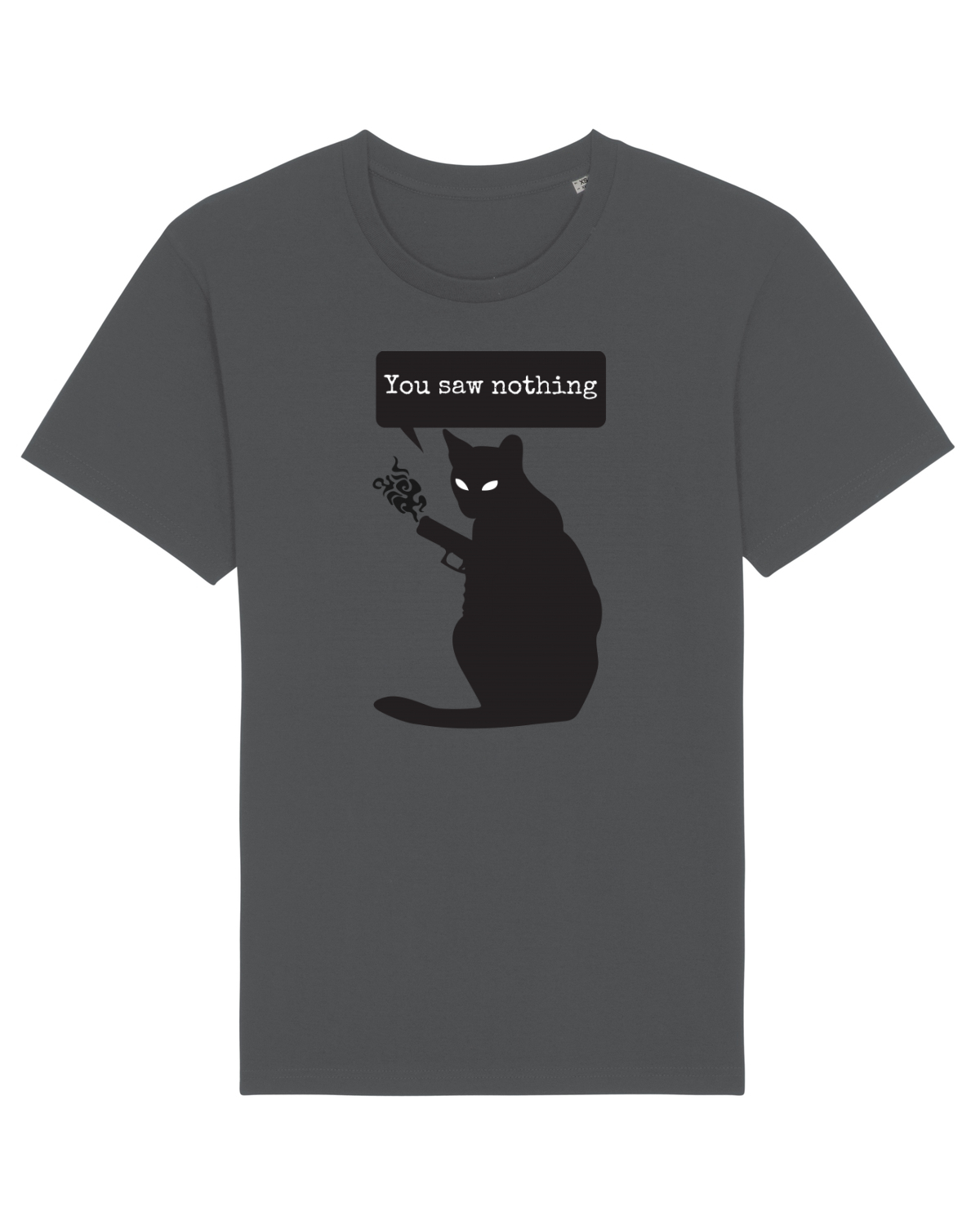 Tricou mânecă scurtă Unisex Rocker Anthracite