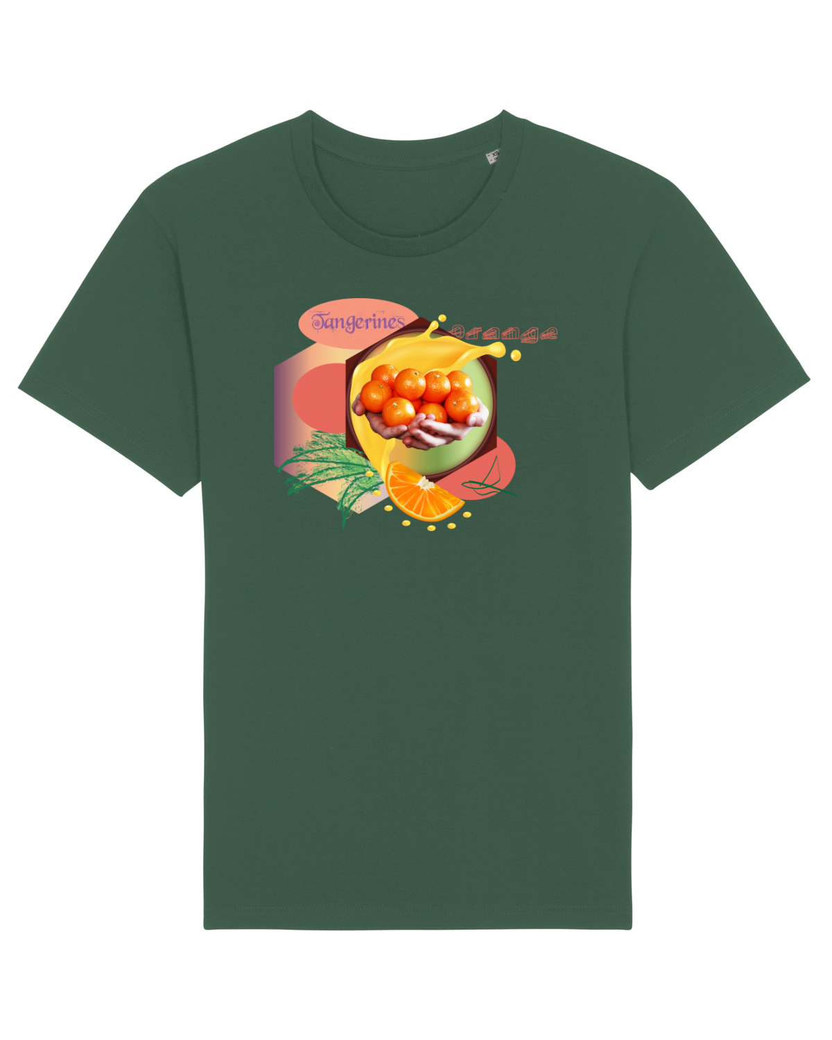 Tricou mânecă scurtă Unisex Rocker Bottle Green