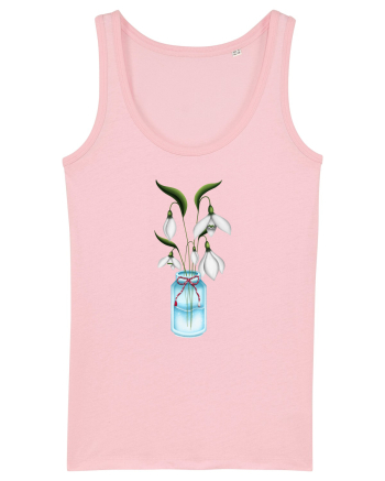 Snowdrops Cotton Pink