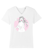 Cocheta Tricou mânecă scurtă guler V Bărbat Presenter