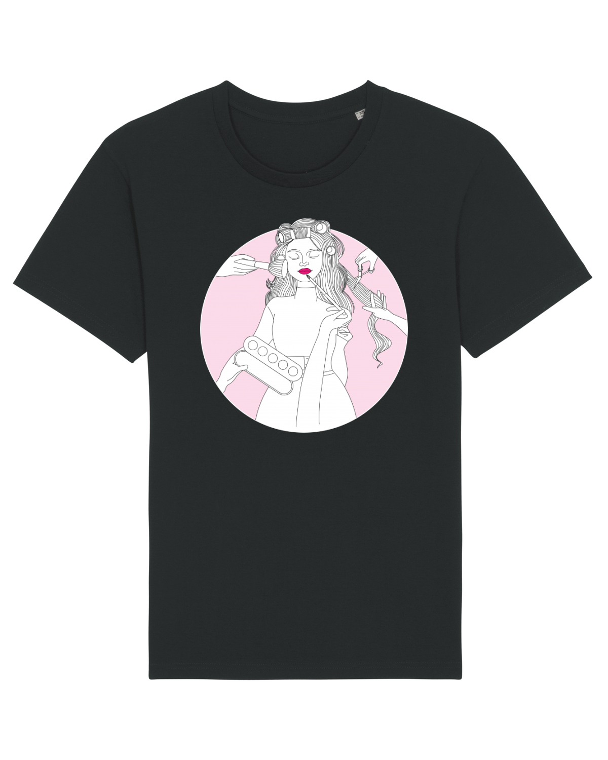 Tricou mânecă scurtă Unisex Rocker Black