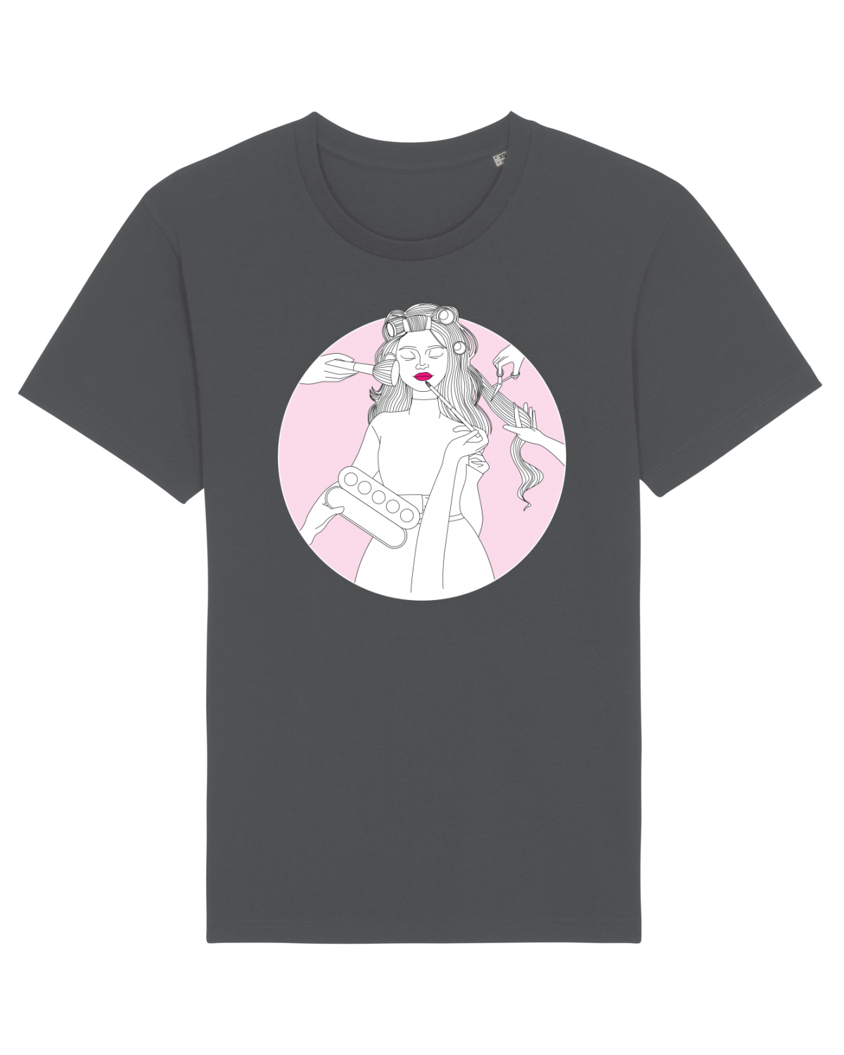 Tricou mânecă scurtă Unisex Rocker Anthracite