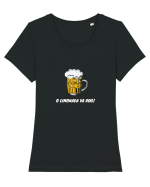 O Limonada Va Rog, O Bere Rece  Am Vrut Sa Spun Tricou mânecă scurtă guler larg fitted Damă Expresser