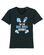 Eu sunt fratele mai mare iepurele de Paste. I'm the Big Bro Bunny Tricou mânecă scurtă guler V Bărbat Presenter