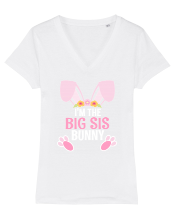 Sora mai mare tricou de Paste. I'm the Big Sis Bunny White