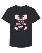 Sora mai mare tricou de Paste. I'm the Big Sis Bunny Tricou mânecă scurtă guler larg Bărbat Skater
