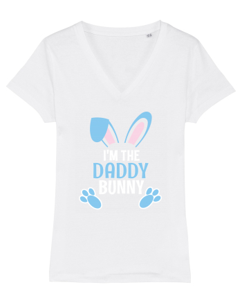 Cadou de Paste pentru tata. I'm the Daddy Bunny Easter White