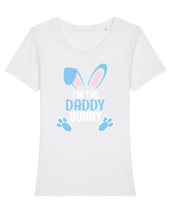 Cadou de Paste pentru tata. I'm the Daddy Bunny Easter White