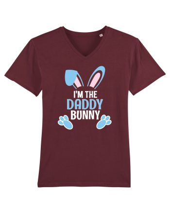 Cadou de Paste pentru tata. I'm the Daddy Bunny Easter Burgundy